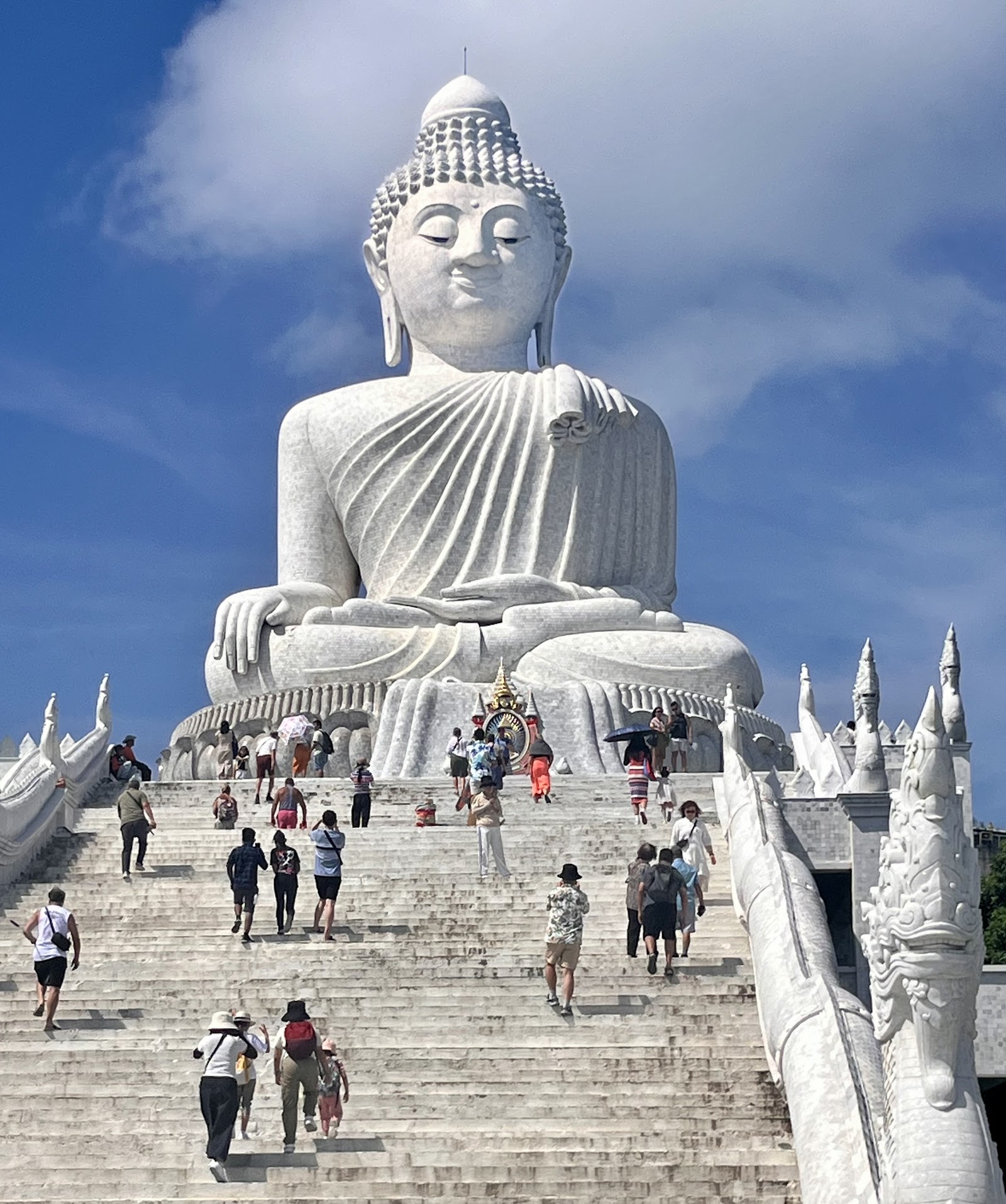 Big Buddha Phuket white marble statue on Nakkerd Hill